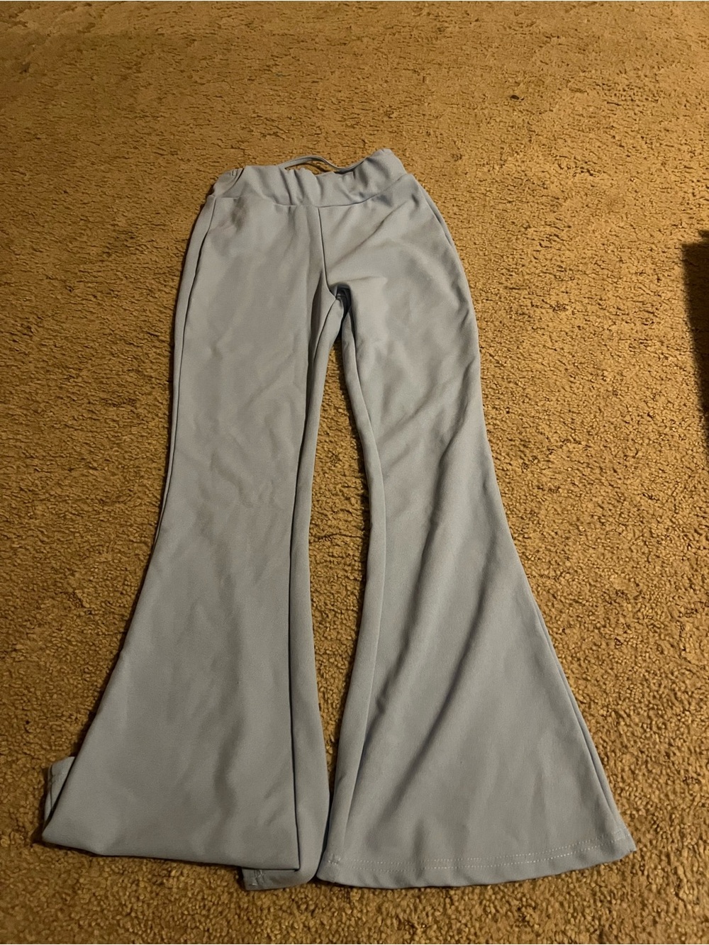 SHEIN Light Blue Flared Leggings